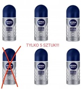ANTYPERSPIRANT NIVEA MEN SILVER PROTECT 50ML 5 SZTUK!!! 