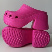 Różowe pantofle chodaki na platformie CROCS SIREN CLOG 37-38 M5/W7 208547