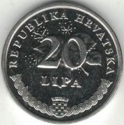 Chorwacja 20 lipa lip 2009 - 18,5 mm - nr 2