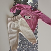 Zestaw komplet spodnie+bluza, r. 74-80, 2-pak
