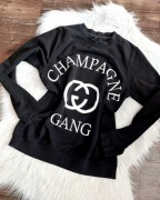Czarna bluza O'La Voga champagne gang bawelna s m l