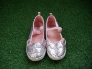 BALERINY DZIEWCZĘCE BROKATOWE roz. 32 długość wkładki 20,5cm