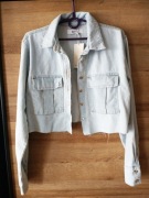 Reserved jeansowa krótka koszula L