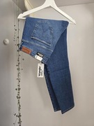 Nowe rurki Wrangler Skinny Body Bespoke niebieskie jeansowe W34 L32