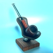 Fajka, do palenia tytoniu: „Dr Max” London, marka lat 70/80, PRL