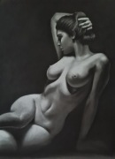 Twoja, akt, suche pastele 50x70 cm papier 