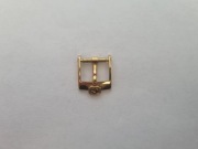 Oryginalna klamra do zegarka Chopard, pozłacana, 7mm