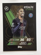 Match Attax 2025/2026 BRADLEY BARCOLA nr.454 STEALTH STRIKE 