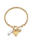 Bransoletka z sercem Charms
