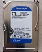 Dysk 2TB SATA 3,5 cala WD Blue WD20EZAZ