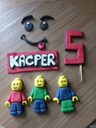 Lego z masy cukrowej na tort 