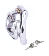 Stalowy mikro pas cnoty, Chastity cock cage klatka na penisa oring 41mm