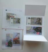 2 X Banknot z numerem 0015016 + foldery