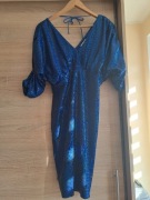 Sukienka imprezowa niebieska MOLTON