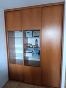 Drzwi przesuwne do szafy z mechanizmem o szerokości 180 cm
