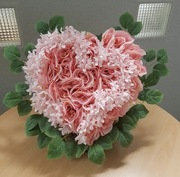 Kompozycja 1  SERCE różowe 