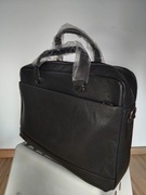Torba męska skórzana biznesowa z kieszenią na laptopa