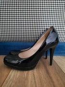 Szpilki RYŁKO estima czarne, r 38 skóra naturalna