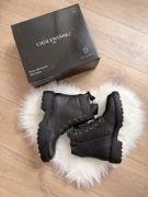 Skórzane botki sznurowane CHOLEWIŃSKI | Klasyczne | Rozmiar 40