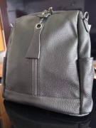 Plecaczek damski skórzany Real Leather elegancki NOWY