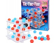 Gra logiczna TIC TAC TOE Układanka Łamigłówka, Kółko Krzyżyk 3D