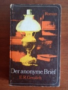 Emil R. Greulich LIST ANONIMOWY powieść Karla Liebknechta HC (85)