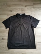 Koszulka Polo, przewiewna, regular fit L Czarna