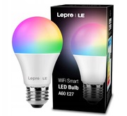 Lepro żarówka inteligentna led bulb, WiFi Smart RGB A60, E27, 9W 806lm