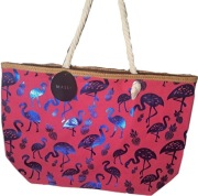 TORBA plażowa, flamingi, duża, mocna 