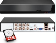 8-kanałowy rejestrator wideo CCTV, 8 Ch 5 MP H.265+DVR do analogowych kamer