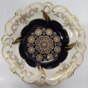 Ozdobny talerz sygnowany Weimar