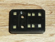 Podstawka, gniazdo przekaźnika typu RM-2 2P z mocowaniem, Z.P. ŻARY