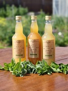 Ocet z jabłek i mięty, rzemieślniczy niepasteryzowany z naturalnym osadem