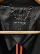 Klasyczny czarny żakiet r.40