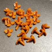 Klocek liść pomarańczowy - 100 szt.