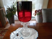 szkło rubinowe z PRL