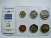 Blister zestaw monet Wyspy Zielonego Przylądka Cabo Verde