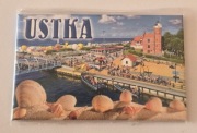 Magnes na lodówkę USTKA Błtyk Mielno Gdańsk Hel Jurata Sopot Serbinowo(1K).