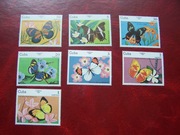 Kuba 1984 MNH Mi. 2821/27 Fauna Owady Motyle