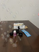 MASZYNA PISTOLET DO BANIEK MINIGUN Bazooka + PŁYN