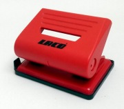 Dziurkacz biurowy marki Laco czerwony