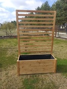 Drewniane donice z pergolą Na Wymiar