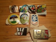 Wpinka Przypinka 9 szt PRL lata 70-te 80-te NIEUŻYWANE ! Zest. 5 PKP PTTK 