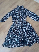 Sukienka Midi Damska Zwiewna z wiązaniem MORAJ XL