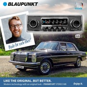 Unikatowe Radio Blaupunkt Frankfurt CHROM !! z Bluetooth mp3 !! Mercedes 