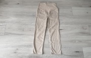 Beżowe spodnie ciążowe H&M 34/36 z panelem