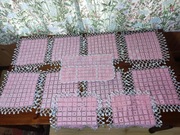 Zestaw szydełkowych serwetek 10szt. + etui