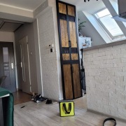 Meble, hoker, stół, ścianki, drzwi, LOFT na wymiar