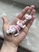 Smok serduszkowy flexi urocza figurka 3D fidget toy ozdoba