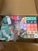 klocki miasto drewniane auta zestaw puzzle mata edukacyjne